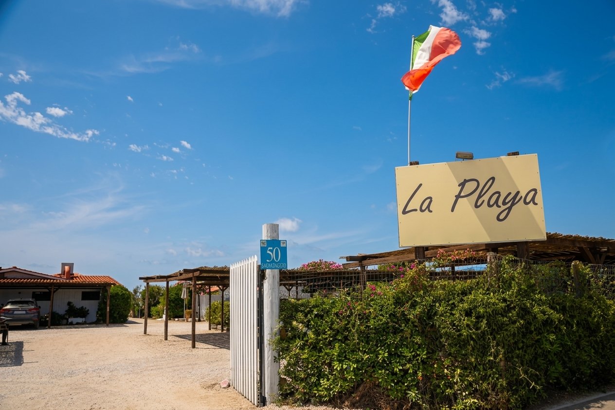 L'ingresso di La Playa Maccarese